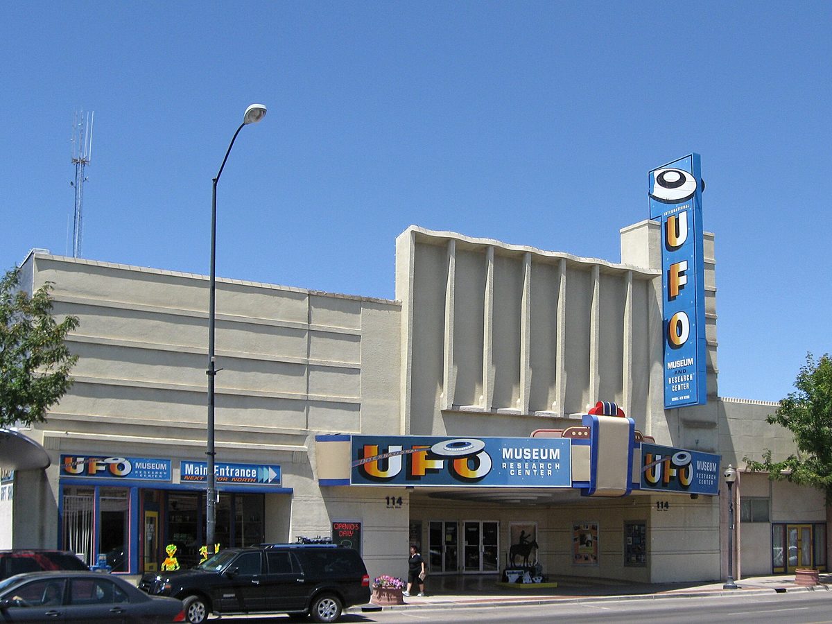 The International UFO Museum and Research Center in downtown Roswell, New Mexico.
